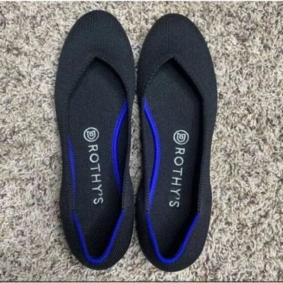 Rothy's | NIB Portobello Black Ballet Flats W/ Box