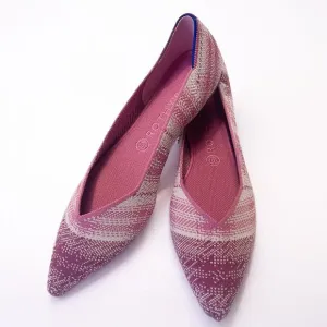 ROTHY'S NWOT Rare Breast Cancer Awareness Pointed Flats in Pink Size 11.5