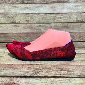 Rothy’s Red Camo Pointed Flats