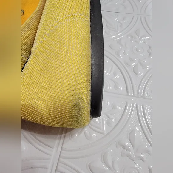 Rothy's Sunshine Yellow The Point Ballet Flats Women's Size 9.5