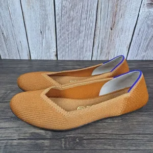 Rothy's The Flat Amber Textile Women's Sz 7 Slip On Ballet Flats (GUC)