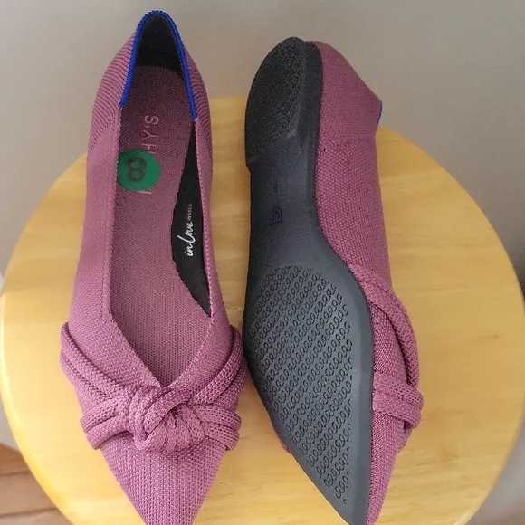 ROTHY'S THE KNOT POINT BALLET FLATS SIZE 8 NEW