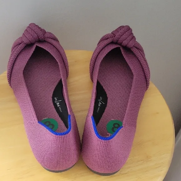 ROTHY'S THE KNOT POINT BALLET FLATS SIZE 8 NEW