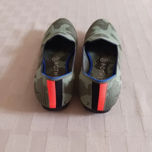 Rothy’s The Loafers in Classic Olive Green Camo