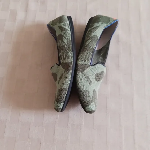 Rothy’s The Loafers in Classic Olive Green Camo