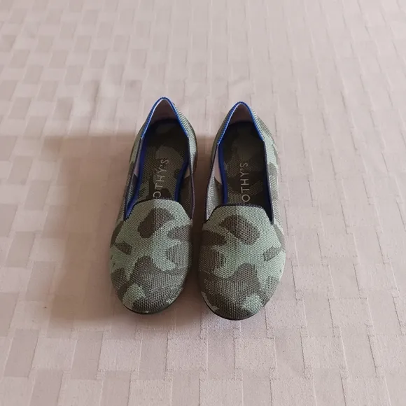 Rothy’s The Loafers in Classic Olive Green Camo