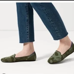 Rothy’s The Loafers in Classic Olive Green Camo