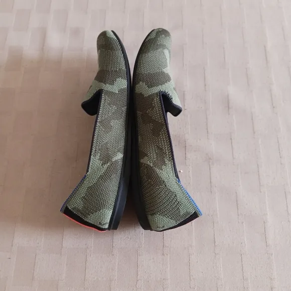 Rothy’s The Loafers in Classic Olive Green Camo