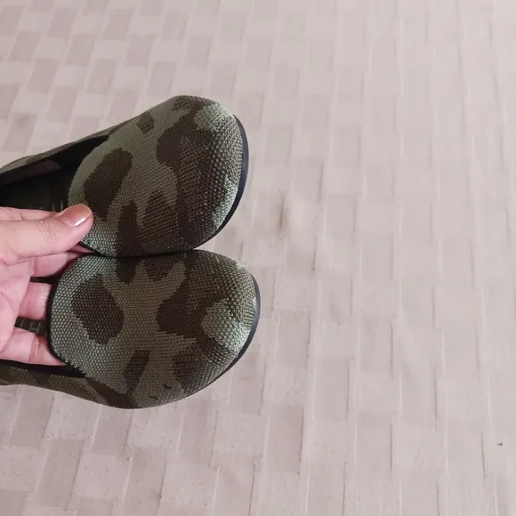 Rothy’s The Loafers in Classic Olive Green Camo