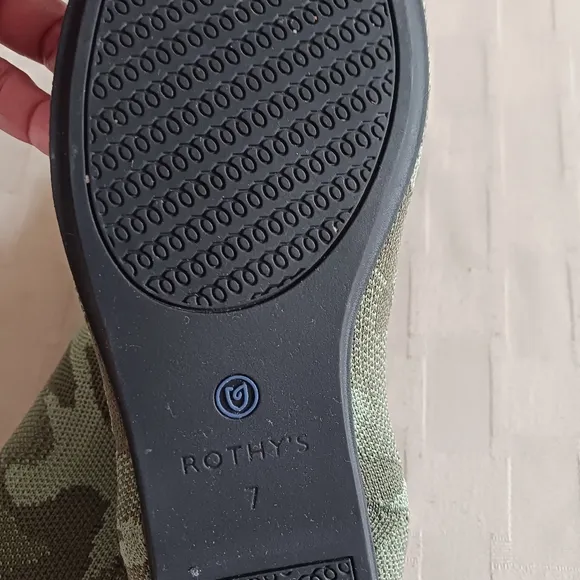 Rothy’s The Loafers in Classic Olive Green Camo