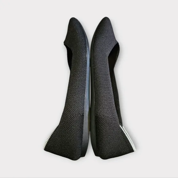 Rothy's The Point Black Pointed Toe Ballet Flats