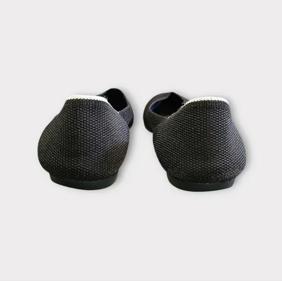 Rothy's The Point Black Pointed Toe Ballet Flats
