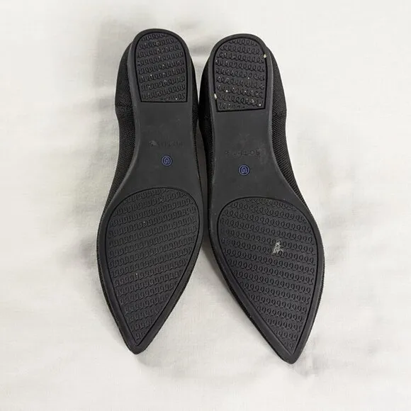 Rothy's The Point Black Pointed Toe Flats