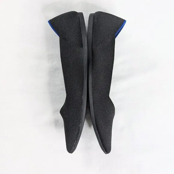 Rothy's The Point Black Pointed Toe Flats