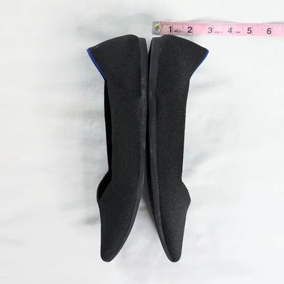 Rothy's The Point Black Pointed Toe Flats