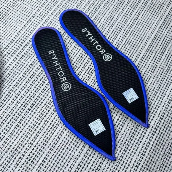 Rothy's The Point Black Shoes Ballet Flats Pointed Toe Soft Recycle Size W8