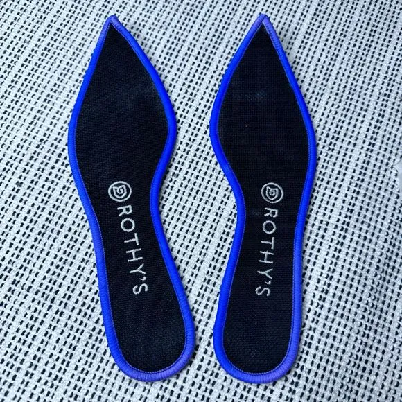 Rothy's The Point Black Shoes Ballet Flats Pointed Toe Soft Recycle Size W8