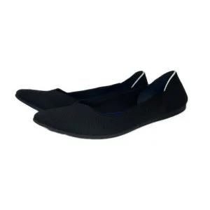 Rothy’s The Point Flats Pointed Toes Ballet Flats Black Solid Women Size 7