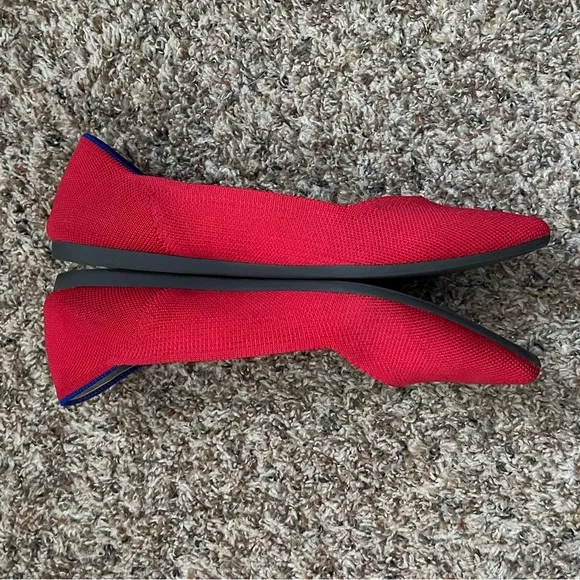 {Rothy’s} The Point Red Flats