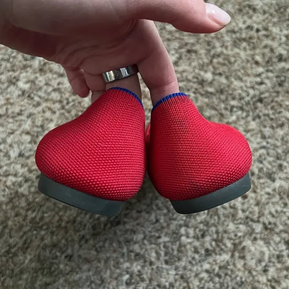 {Rothy’s} The Point Red Flats