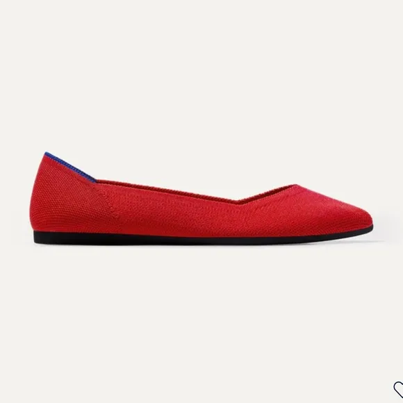{Rothy’s} The Point Red Flats