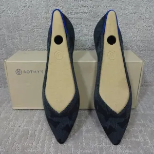Rothy’s The Point Women's Size 7 US Gray Camo Slip On Pointed Toe Ballet Flats