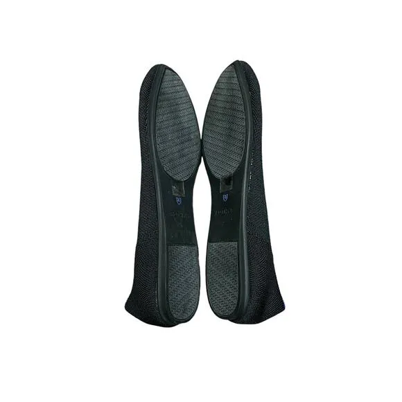 Rothy’s The Square Ballet Flats in Black Women’s Size 9