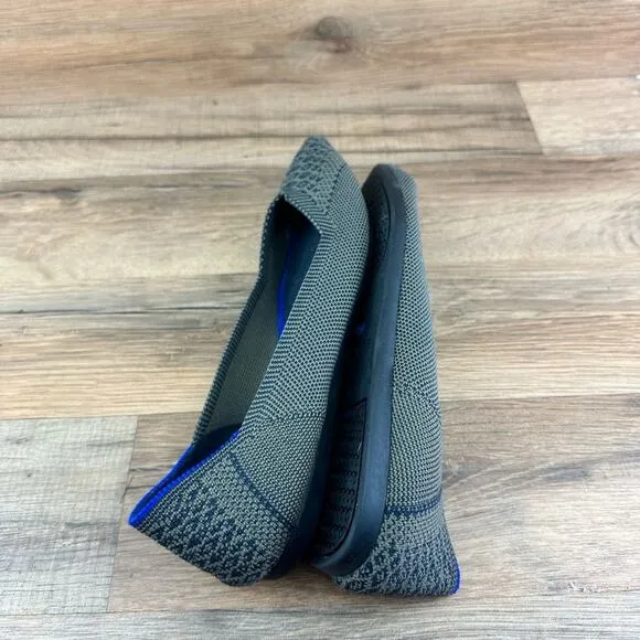 Rothy's  Women's size 7 Slip-On Pointed Toe Flats Lapis Python