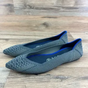 Rothy's  Women's size 7 Slip-On Pointed Toe Flats Lapis Python