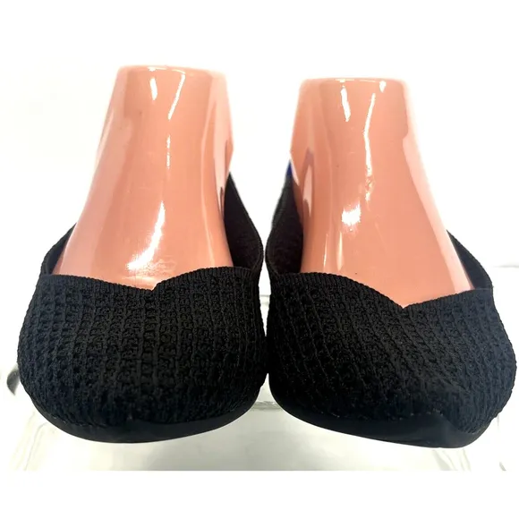 Rothy’s Women's The Point Size 9.5 US Black Slip On Ballet Flat Shoes