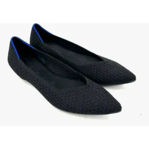 Rothy’s Women's The Point Size 9.5 US Black Slip On Ballet Flat Shoes