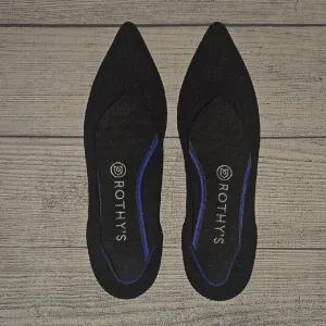 Rothy's Women's The Point Slip-On Flats Black Size 8
