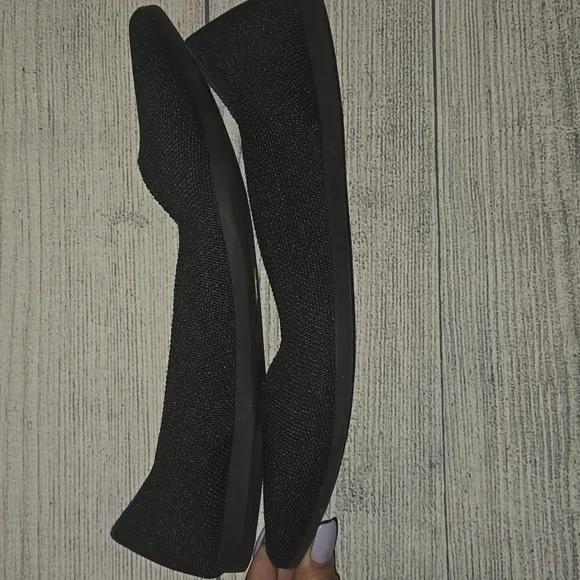 Rothy's Women's The Point Slip-On Flats Black Size 8