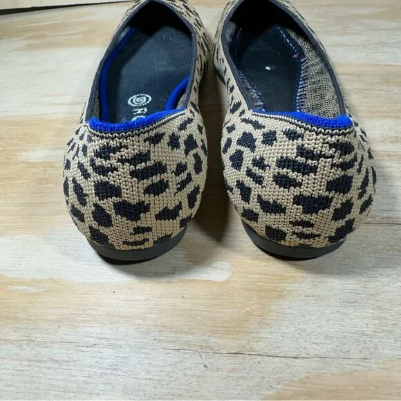 Rothy’s Leopard Print Flats Women’s Size 8.5