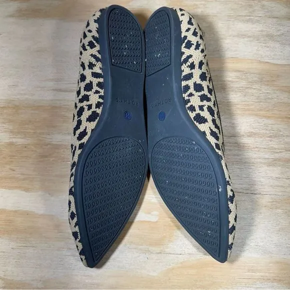 Rothy’s Leopard Print Flats Women’s Size 8.5