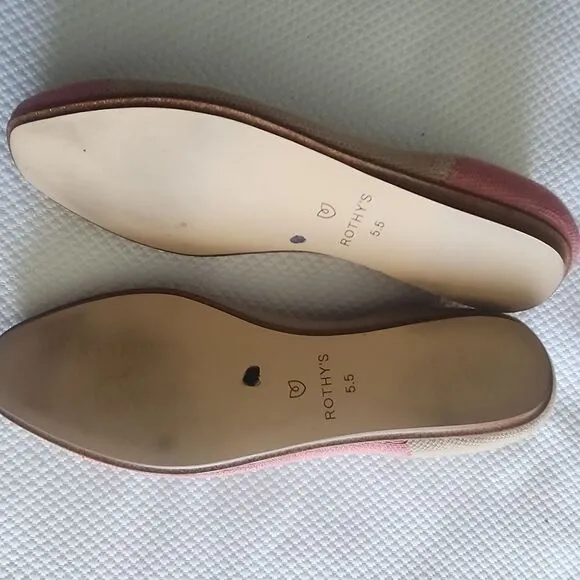 Rothy's Mart Ferri Pink Flats and Loafers with Elegant Silhouette