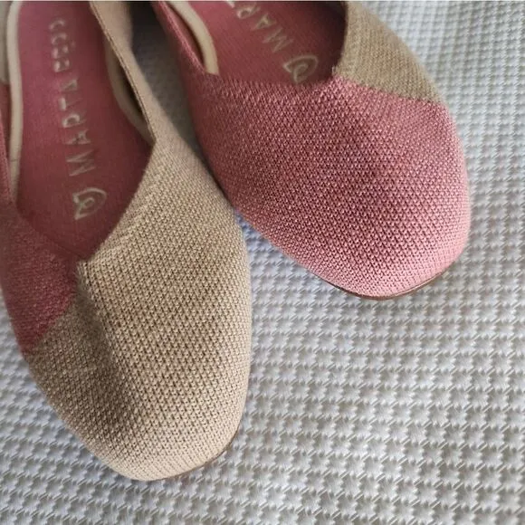 Rothy's Mart Ferri Pink Flats and Loafers with Elegant Silhouette