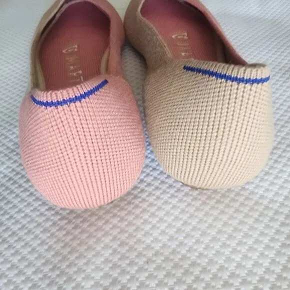 Rothy's Mart Ferri Pink Flats and Loafers with Elegant Silhouette