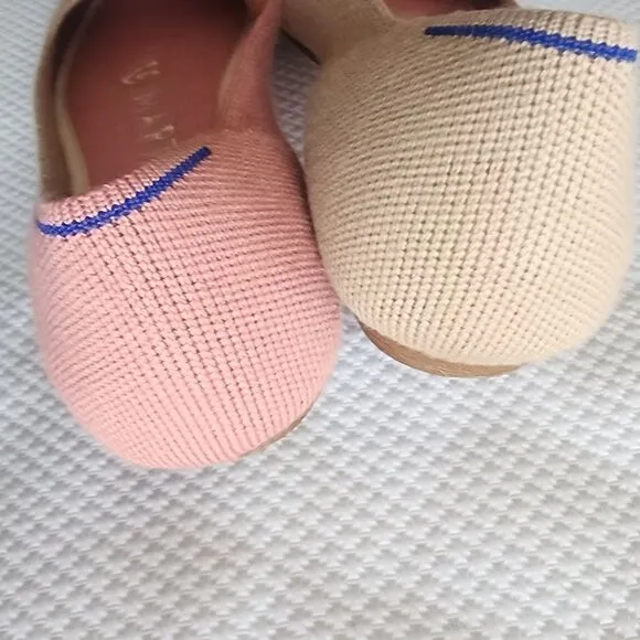 Rothy's Mart Ferri Pink Flats and Loafers with Elegant Silhouette