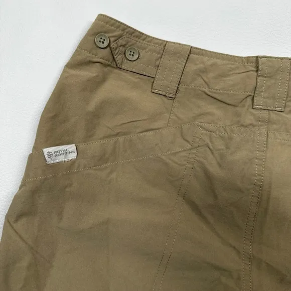 Royal Robbins // Women's Backcountry Pro II Khaki Shorts, Size 8