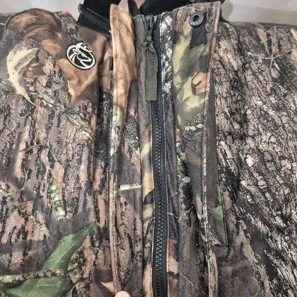 Rutwear Big Game Technologies Insulated Bib Pants Mossy Oak Break Up - Size XL