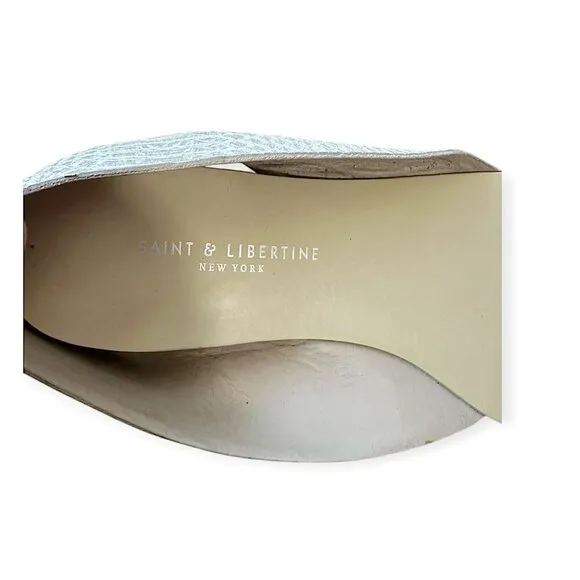 Saint &amp; Libertine Taylor flat sandal, Neutral, Size 9M