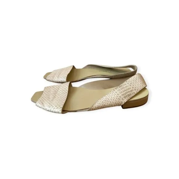 Saint &amp; Libertine Taylor flat sandal, Neutral, Size 9M
