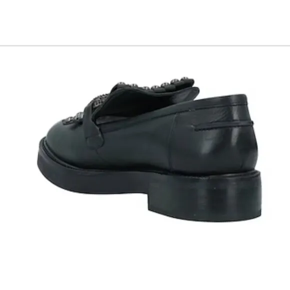 Saint G Kim Keltie Loafer Size 9 Black NWOB Leather Nordstrom's $114