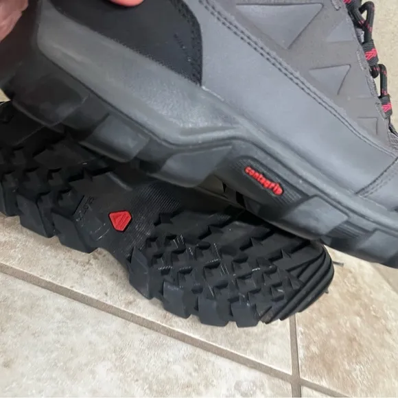 Salomon Chalten TS CSWP Winter Snow Boots Gray 399671 Womens Sz 7.5 hardly used