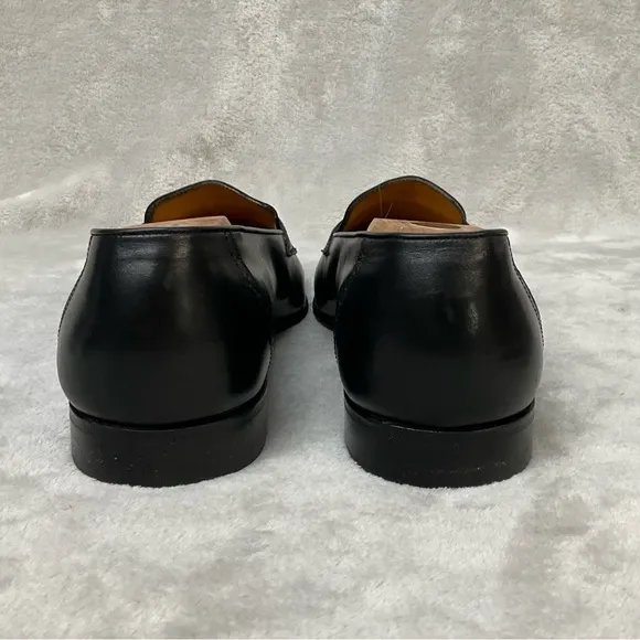 Salvatore Ferragamo Caronte Tassel Slip-On Loafers Black - Men’s 11D