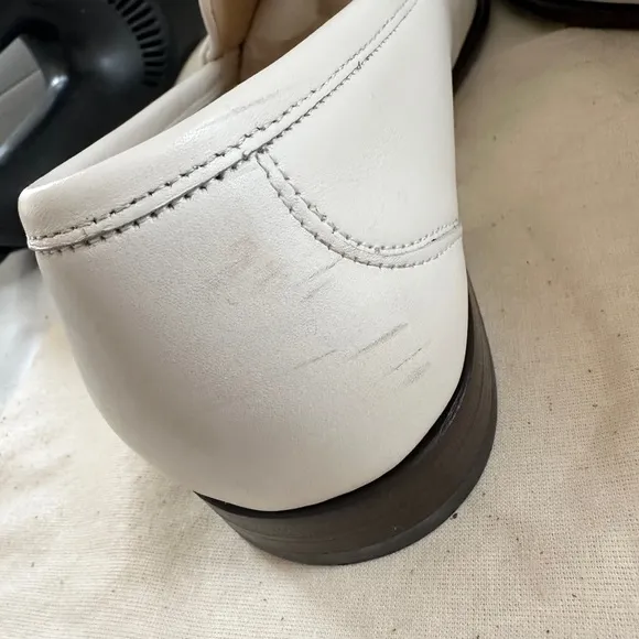 Salvatore Ferragamo Men's White Loafers