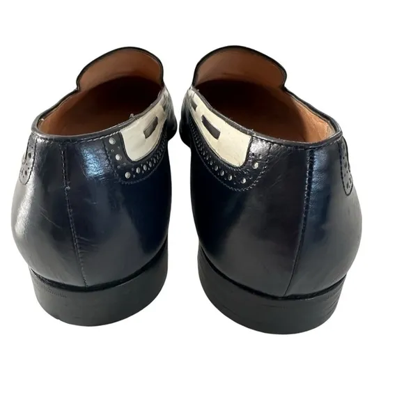 SALVATORE FERRAGAMO TASSEL OXFORD BROUGE DETAILED LOAFERS SIZE 9