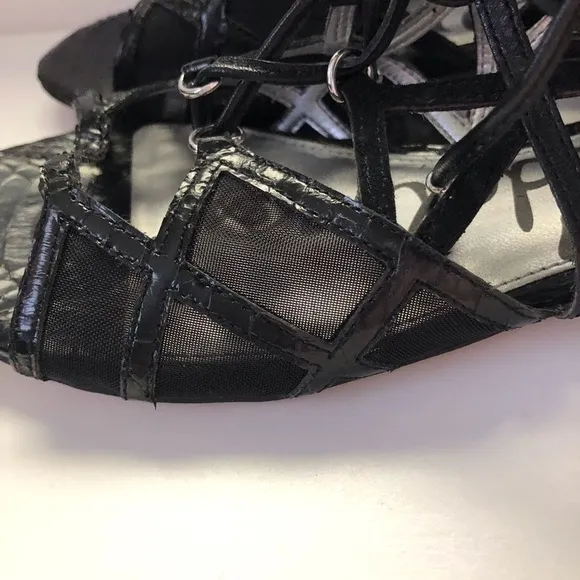 Sam Edelman Black Denver Flat Sandals