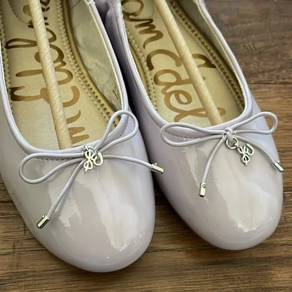 Sam Edelman Girls' Felicia Ballet Flat in Lilac Patent Size 4